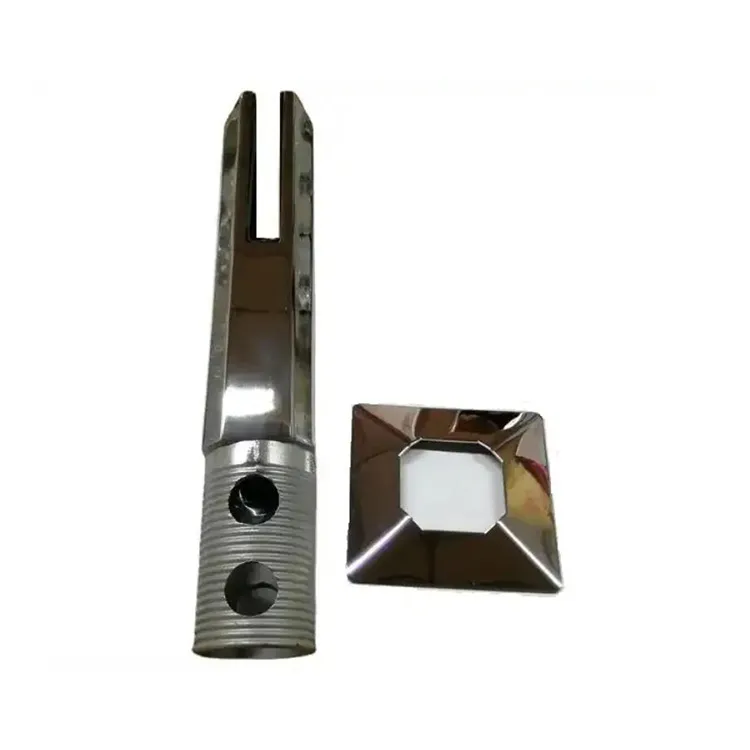 Стеклянный патрубок для ограждения бассейна